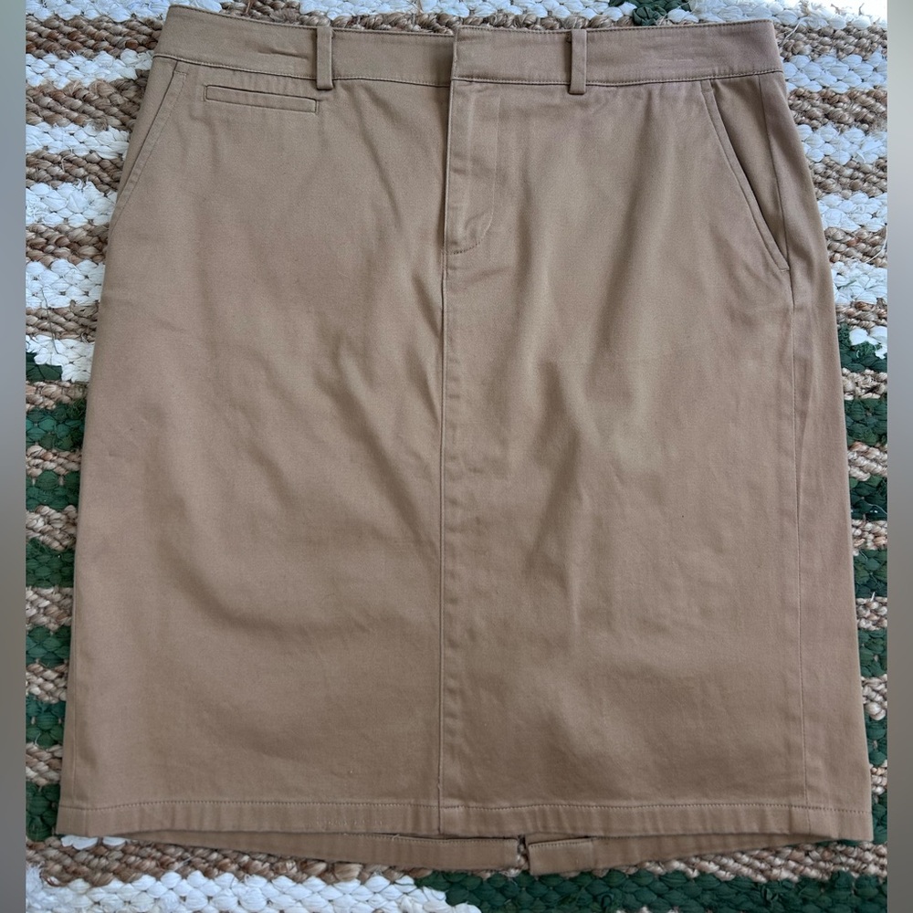 Ralph Lauren Tan Pencil Skirt